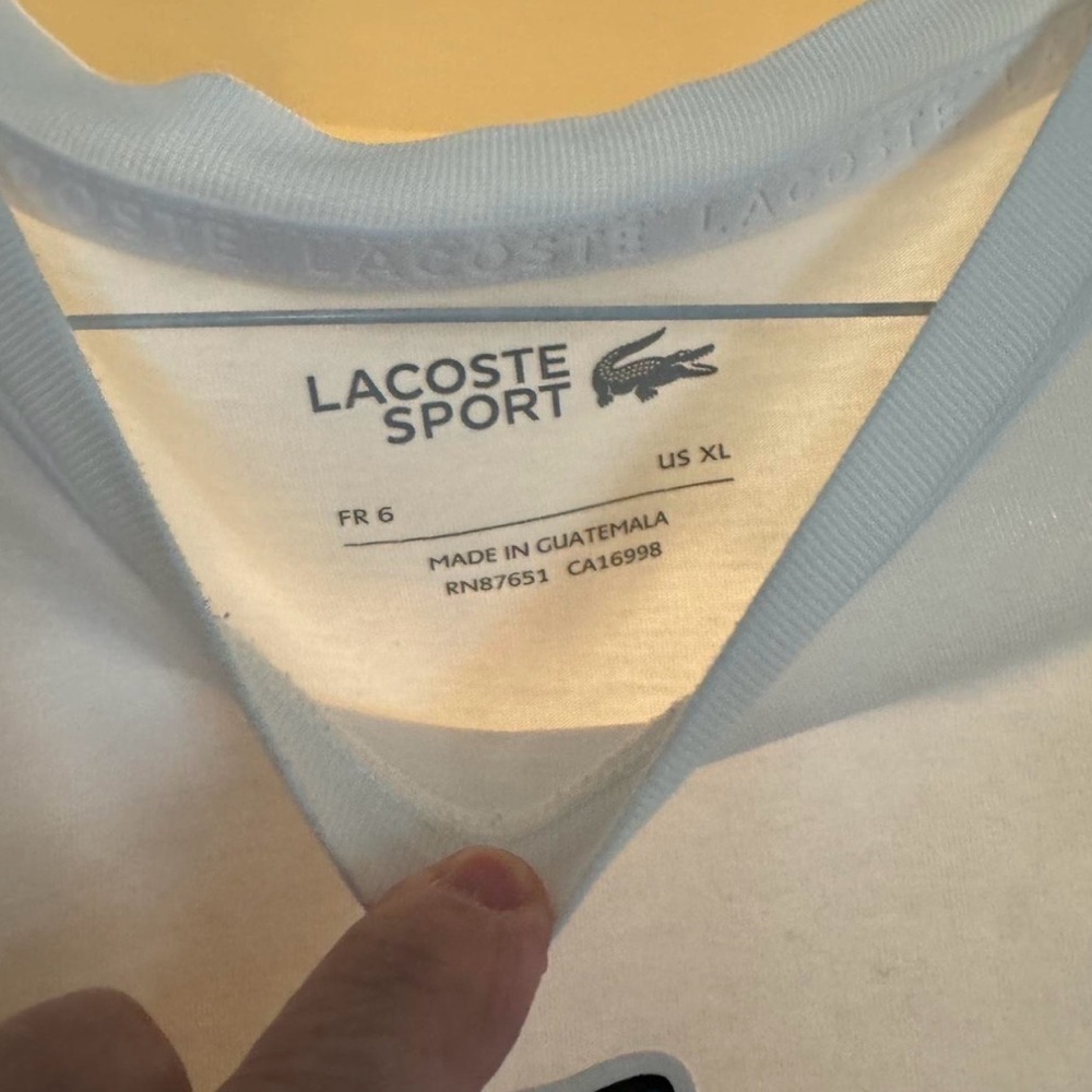 Lacoste Sport Croc T-Shirt - Picture 4 of 6